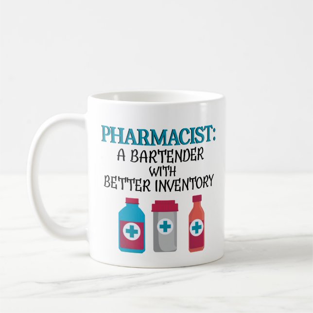 Apotheker-Abschluss-Kaffee-Tasse PharmD Student Kaffeetasse (Links)