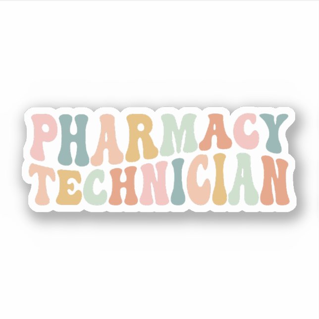 Apotheker, Apotheker, Geschenk von Pharmacy Tech Aufkleber (Vorderseite)