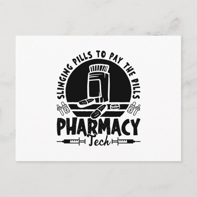 Apotheker Apothekerin, Apothekerin, Apothekerin Ge Postkarte (Vorderseite)