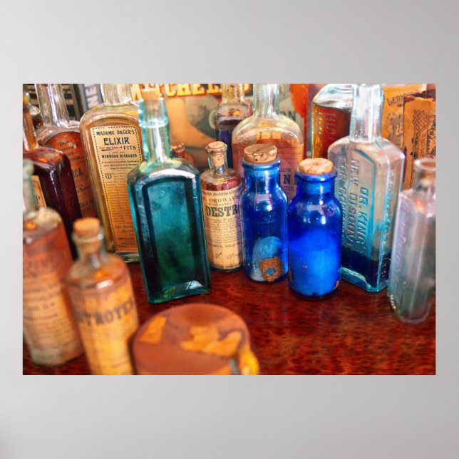 Apotheker - Arzneimittelkabinett Poster (Vorne)