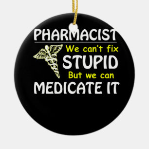 Apotheker, den wir nicht reparieren können, aber  keramik ornament