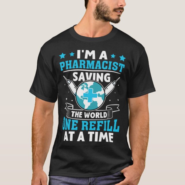 Apotheker, der die Weltreinigung Rette T-Shirt (Vorderseite)