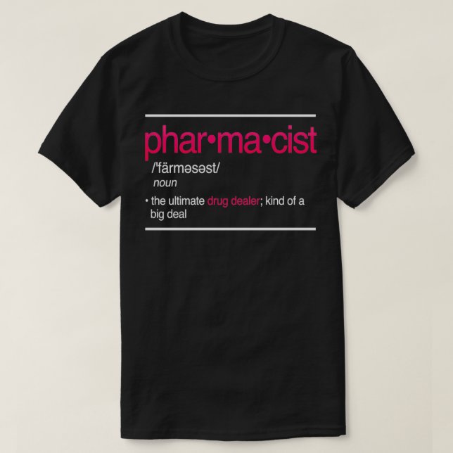Apotheker der endgültige Arzneimittelhändler Zukun T-Shirt (Design vorne)