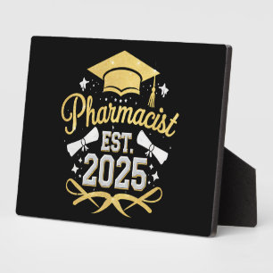 Apotheker Est 2025 Pharmazie-Abschluss Fotoplatte