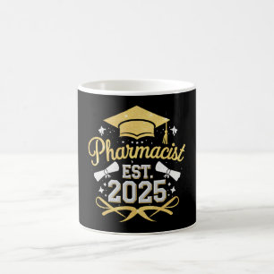 Apotheker Est 2025 Pharmazie-Abschluss Kaffeetasse