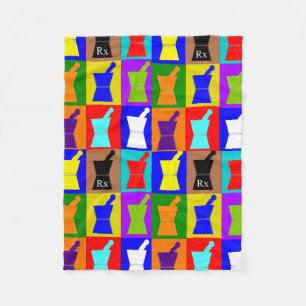 Apotheker-Fleece-Decken-Pop-Kunst-Entwurf Fleecedecke