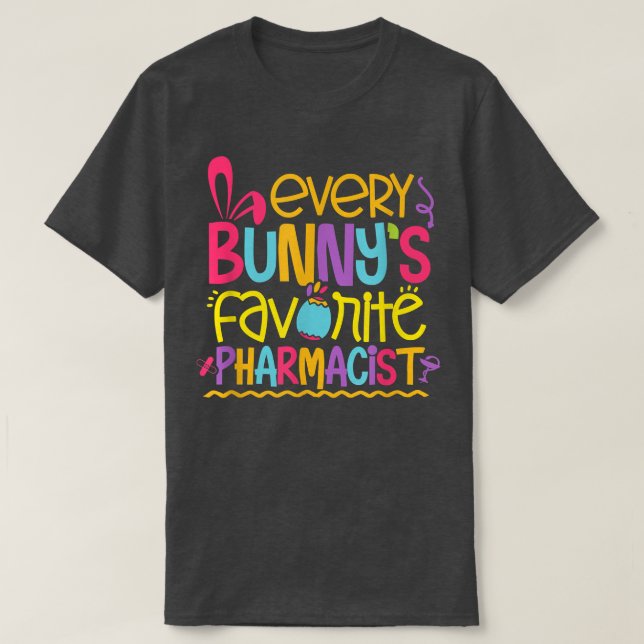 Apotheker für Ostern Technischer Chemiker Graduat T-Shirt (Design vorne)
