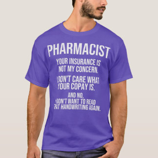 Apotheker gibt Pharmacy Tech Pharmacy Student T-Shirt