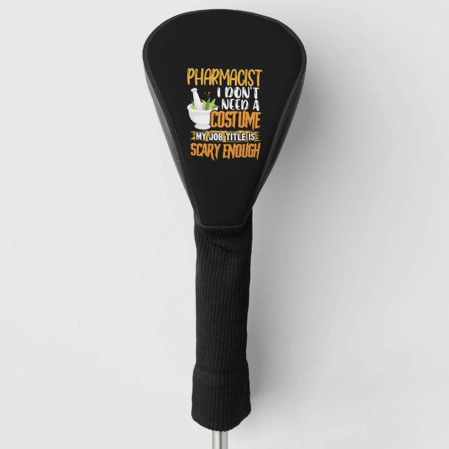 Apotheker Halloween Costume Apotheker Golf Headcover (Vorderseite)