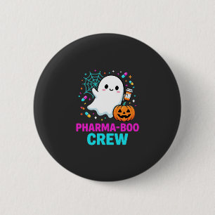 Apotheker Halloween Pharma-Boo Crew Geist Design_ Button