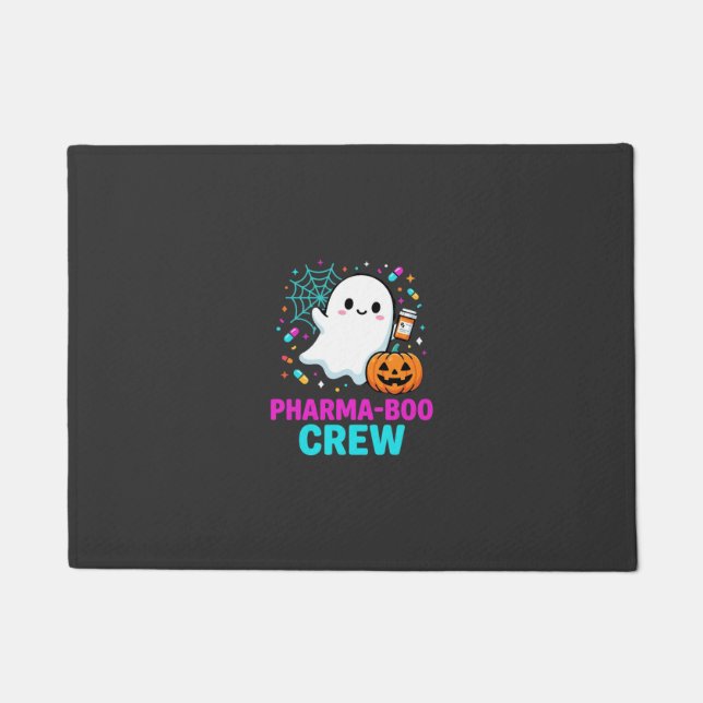 Apotheker Halloween Pharma-Boo Crew Geist Design_ Fußmatte (Vorderseite)