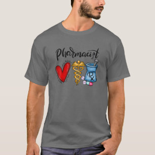 Apotheker Herz Funny Apotheker Frohe Weihnachten T-Shirt