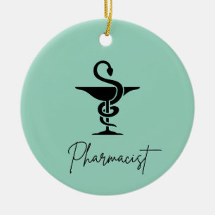Apotheker Keramik Ornament
