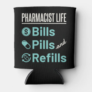 Apotheker Life Bills Pillen und Nachfüllungen Dosenkühler