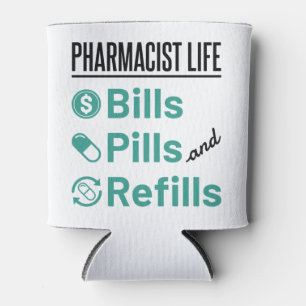 Apotheker Life Bills Pillen und Nachfüllungen Dosenkühler