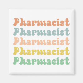 Apotheker Retro Groovy Pharmacy Magnet