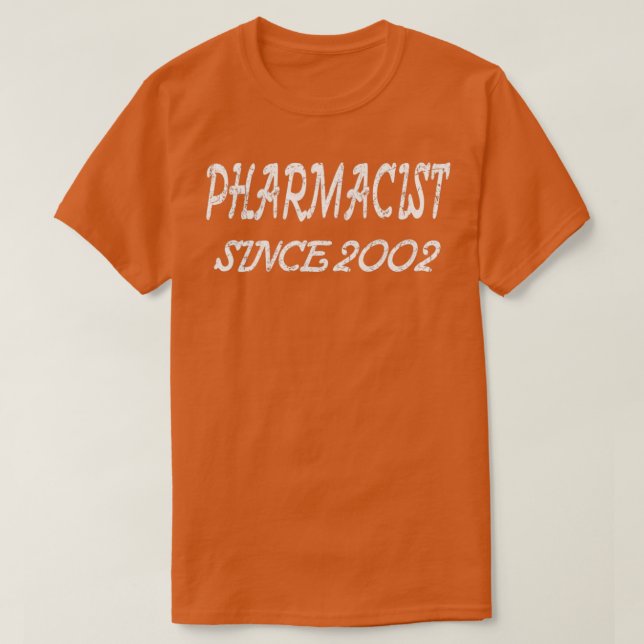 Apotheker seit 2002 T-Shirt (Design vorne)