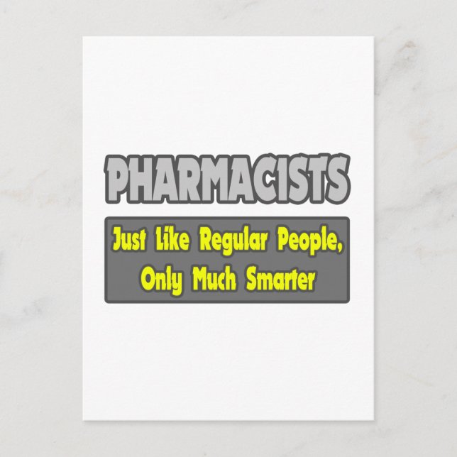 Apotheker...Smarter Postkarte (Vorderseite)