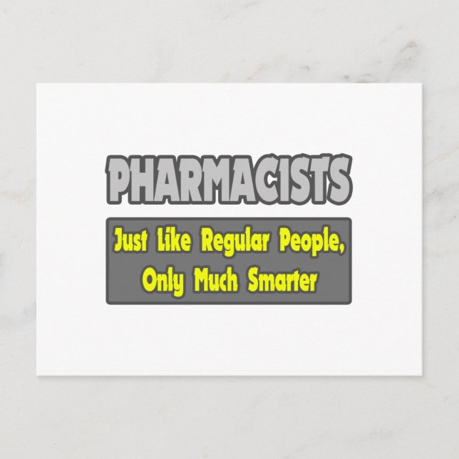 Apotheker...Smarter Postkarte (Vorderseite)