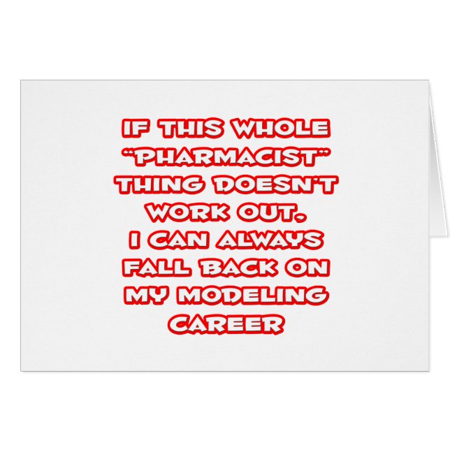 Apotheker Spaß ... Modellieren (Vorderseite (Horizontal))