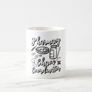 Apotheker Techniker Apotheken Chaos Koordinator Kaffeetasse