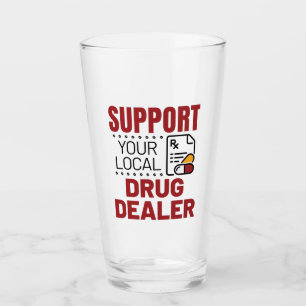 Apotheker unterstützen Ihren örtlichen Arzneimitte Glas
