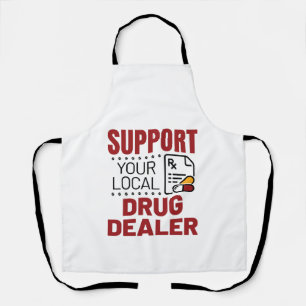 Apotheker unterstützen Ihren örtlichen Arzneimitte Schürze