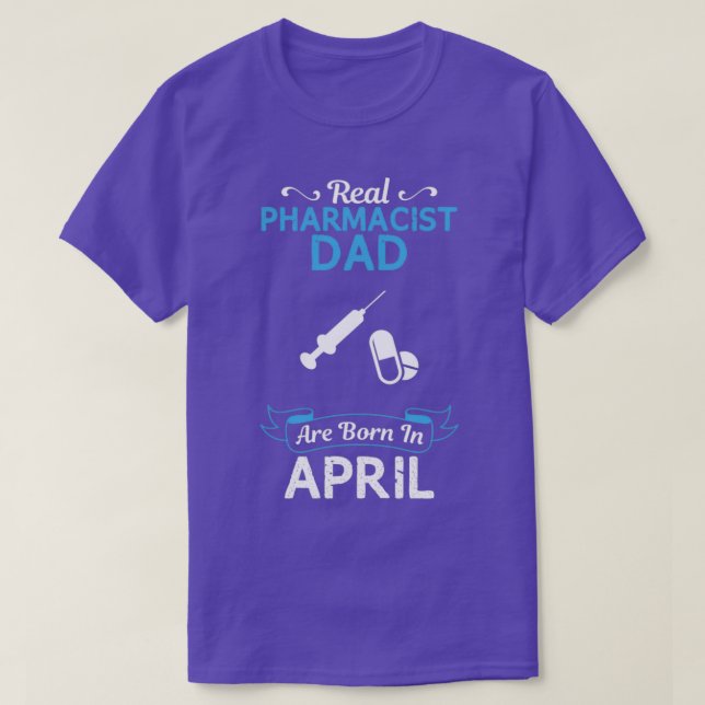 Apotheker Vater April Witziges Design für Geschenk T-Shirt (Design vorne)