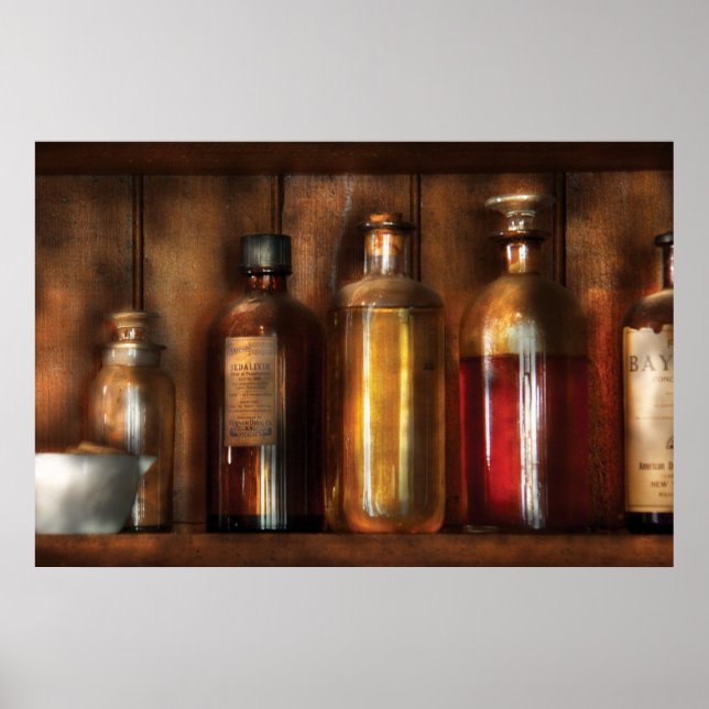 Apotheker - Verschiedene Elixiere Poster (Vorne)