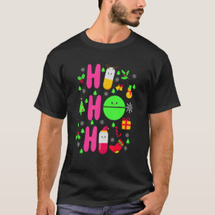 Apotheker Weihnachten Ho Ho Ho Pharmacy Techniker T-Shirt