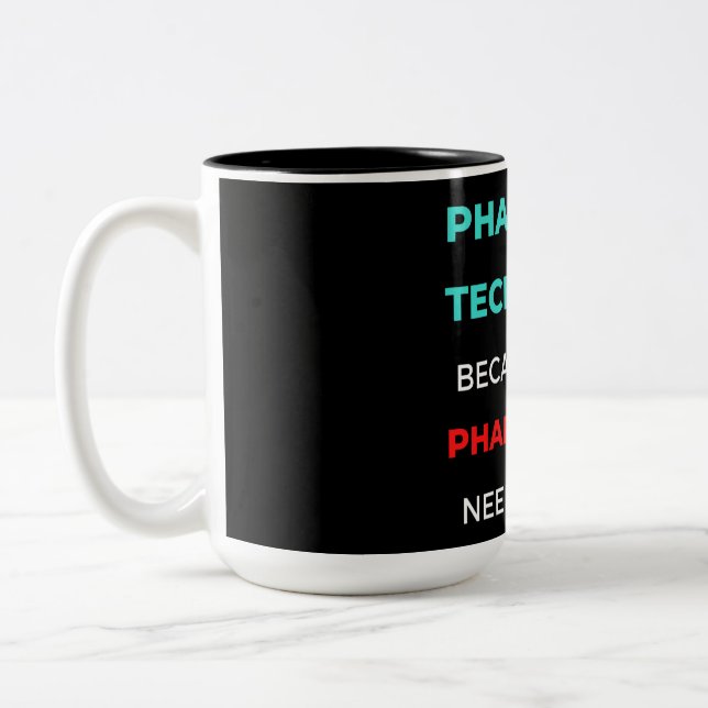 Apotheker, weil sogar Apotheker Zweifarbige Tasse (Links)