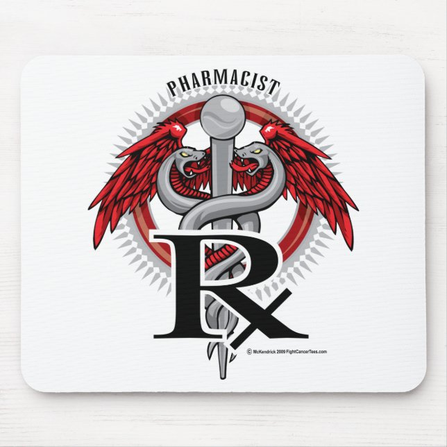 ApothekerCaduceus Mousepad (Vorne)