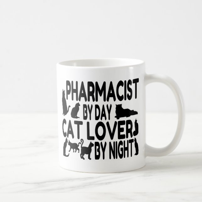 Apothekerin Cat Lover Kaffeetasse (Rechts)