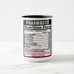 Apothekerin Funny Gift Tasse<br><div class="desc">Passen Sie diese lustigen Ernährungsfakten an,  um ein Geschenk zu machen,  das sie schätzen werden.  Ideal für jeden Beruf oder jede Spezialität.RXMugs - Genau das,  was der Arzt bestellt hat! Kaufen Sie heute eins,  fühlen Sie sich großartig morgen.  zazzle.com/RXMugs Entwürfe von Amelia Carrie</div>