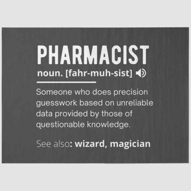 Apothekerin Seidenpapier (Vorderseite)