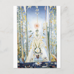 Apotheose der Rose von Joseph Stella Postkarte