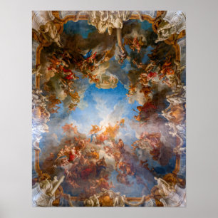 Apotheose des Herkules im Schloss Versailles Poster
