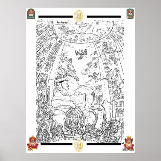 Apotheose oder Dante Poster