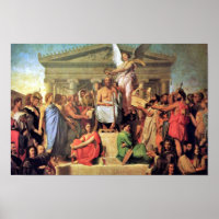 Apotheose von Homer durch Ingres Jean Auguste Domi