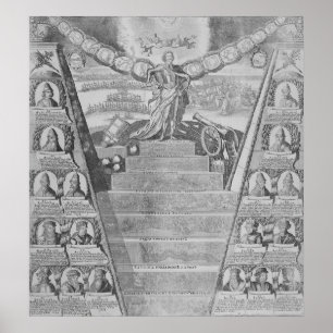Apotheose von Peter der Große Poster