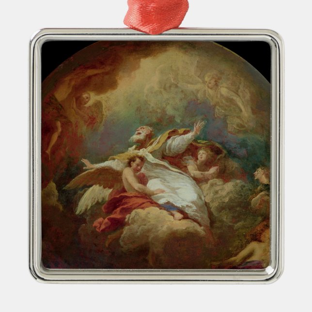 Apotheose von St Ambrose Ornament Aus Metall (Vorne)