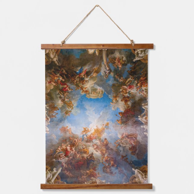 Apotheosis of Hercules in Chateau de Versailles Wandteppich Mit Holzrahmen (Vorderseite)