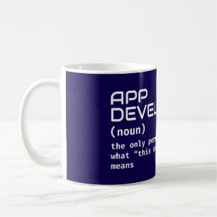App Developer Job Definition - Funny Mug Kaffeetasse