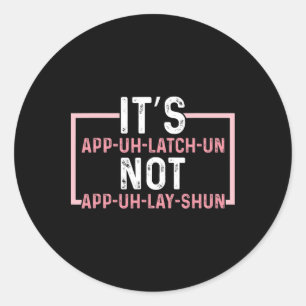 App Uh Latch Un Berge Wanderer Kletterer Berg Runder Aufkleber