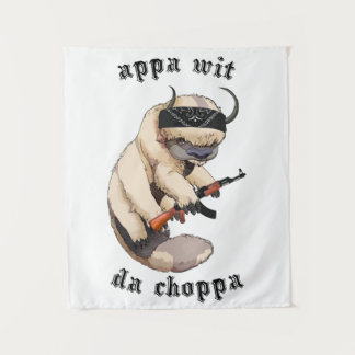 Appa mit dem Choppa-Band Wandteppich