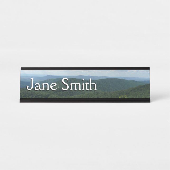 Appalachen I Shenandoah Schreibtischnamensplakette (Vorderseite )