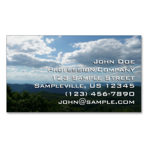 Appalachen II Shenandoah Magnetische Visitenkarte