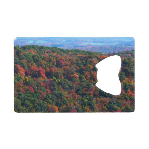 Appalachen im Herbst Geldkarten Flaschenöffner
