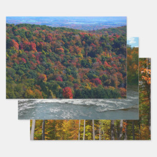 Appalachen im Herbst Geschenkpapier Set