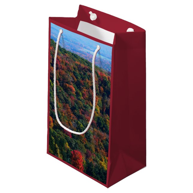 Appalachen im Herbst Kleine Geschenktüte (Vorderseite Schrägansicht)